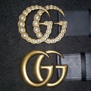 Gucci Wide Double G Belt Comparison